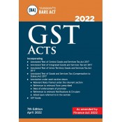 Taxmann's GST Acts Pocket Bare Act 2022